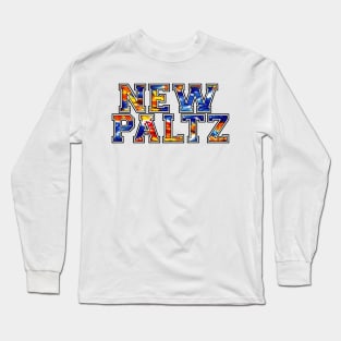 New Paltz Varsity Sticker Long Sleeve T-Shirt